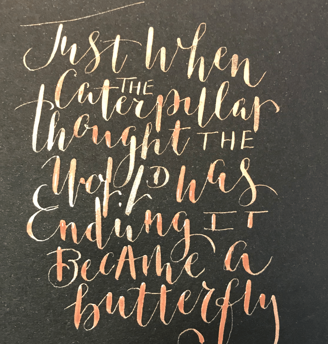 Commissions, Lettering by the Sea